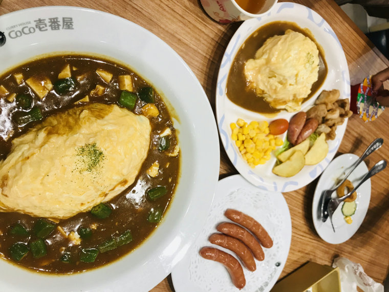 CoCo壱番屋の料理