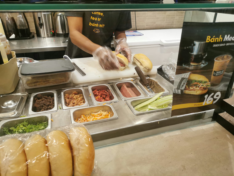 Banh Mi Kitchenの調理場