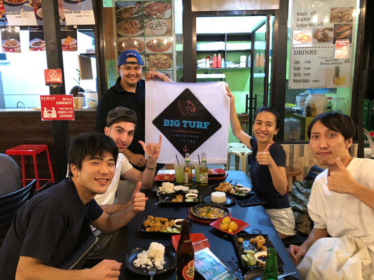 友達と外食へ