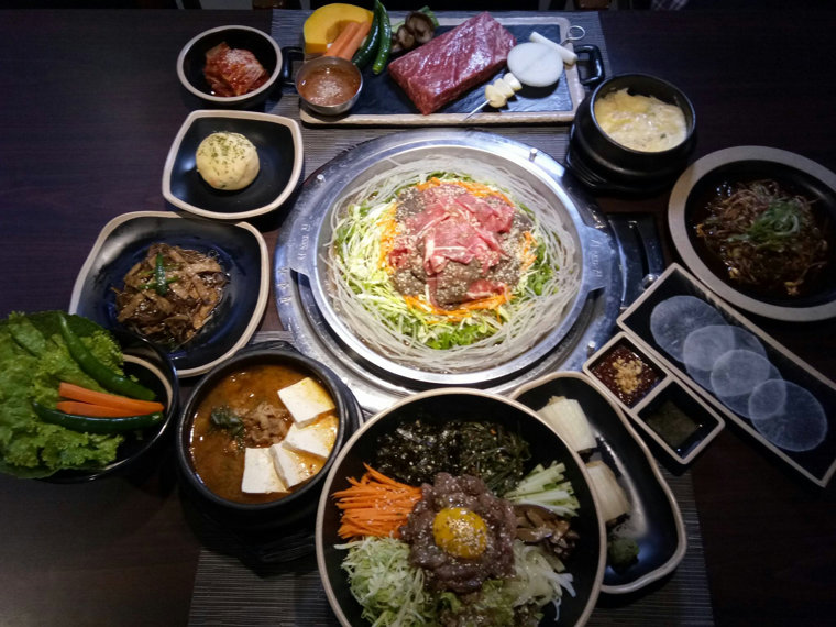 KAYA Korean BBQの料理