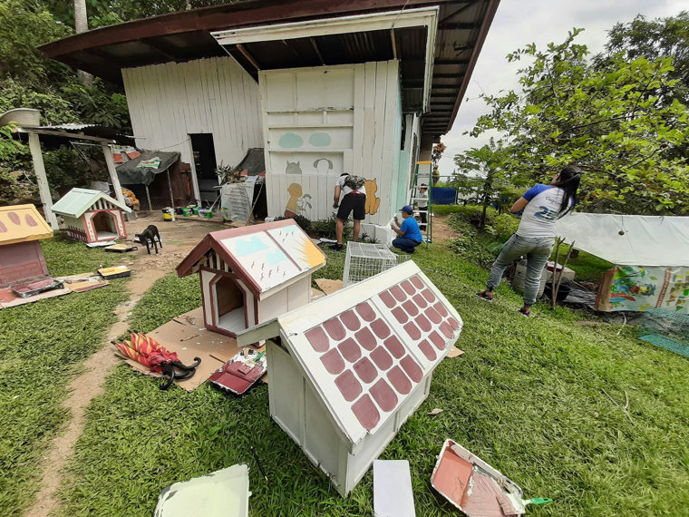 小屋づくり