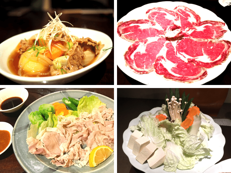 一力茶屋の料理