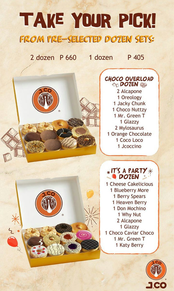 blog-jco05 J.CO Donuts & Coffeeのメニュー