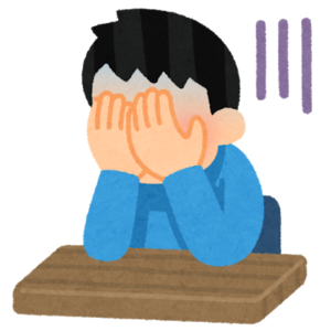 悩んでいる人